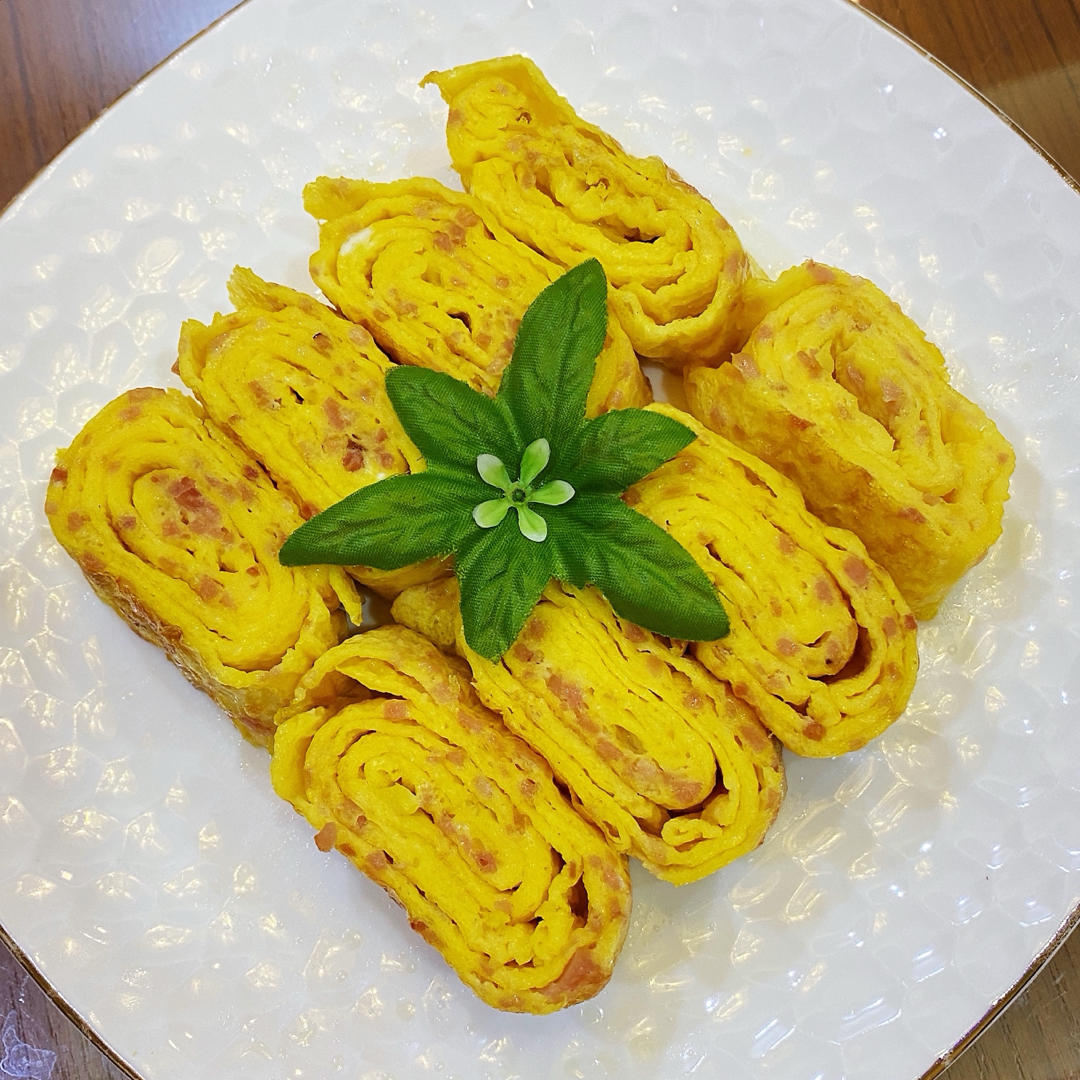 茶香温心做的韩剧中的鸡蛋卷