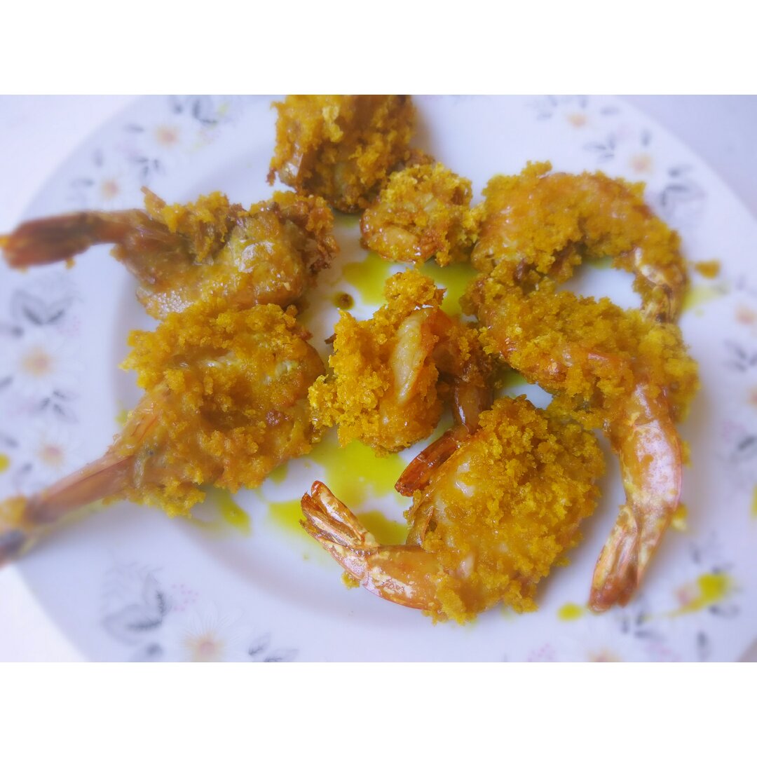 面包糠炸虾