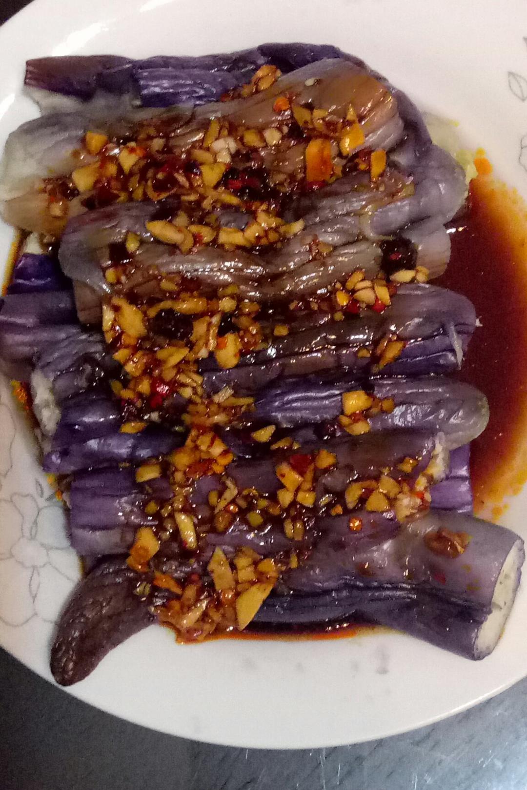 凉拌蒸茄子