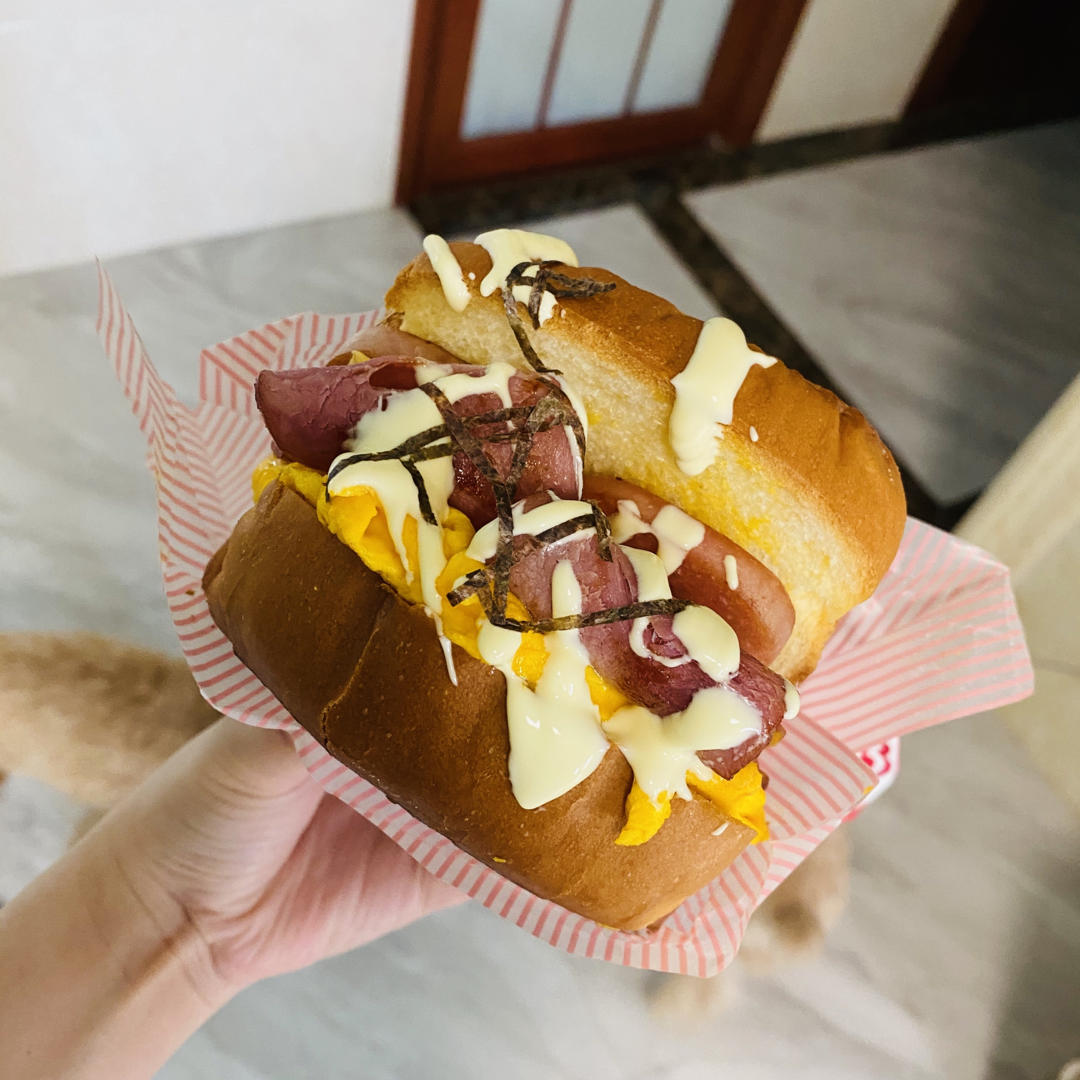 网红EGG DROP芝士厚蛋烧三明治 🥪『平底锅美食』