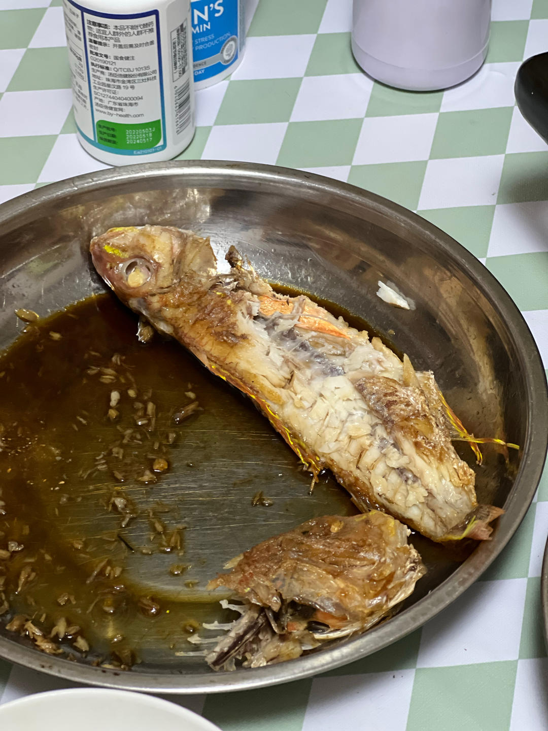 香煎红三鱼