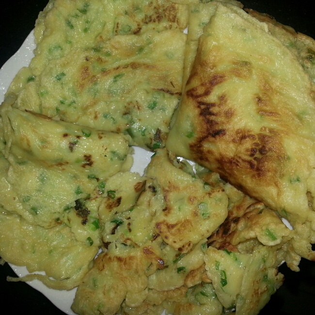 鸡蛋葱花饼
