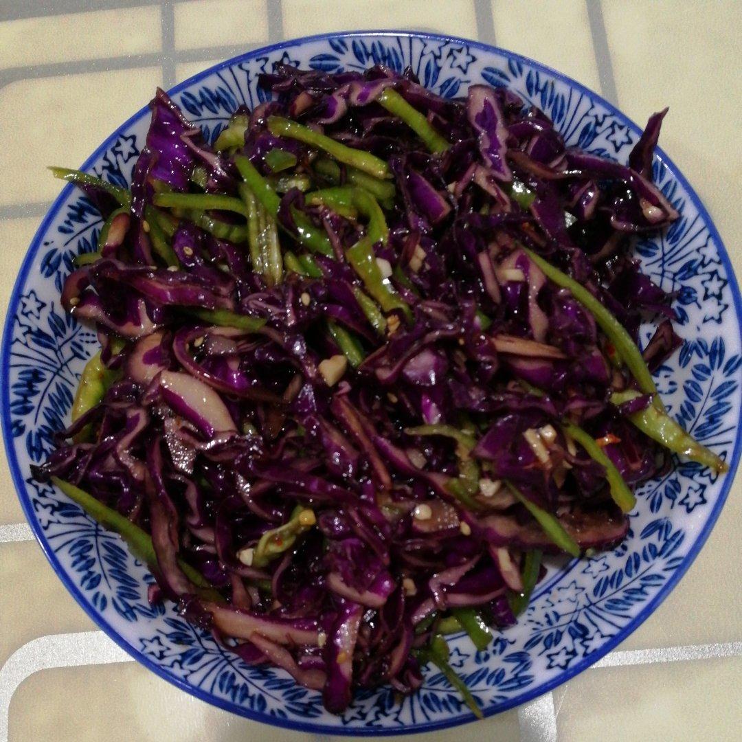 凉拌紫甘蓝