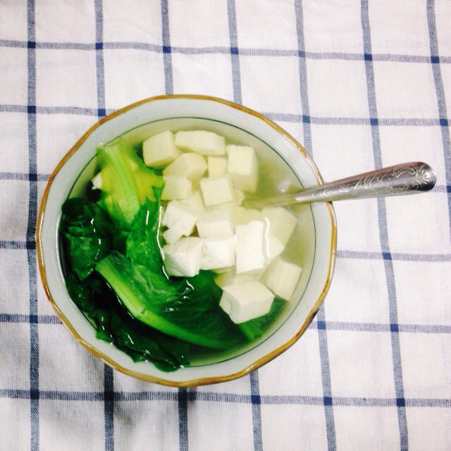 青菜豆腐汤