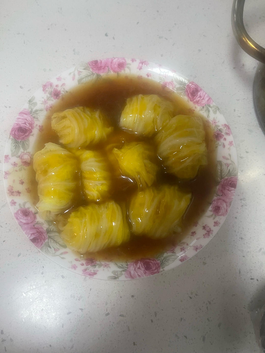 方便好吃的娃娃菜包肉