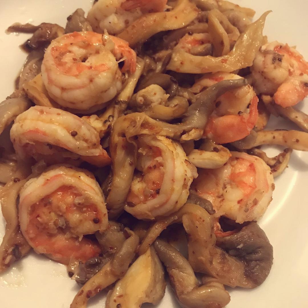 烧烤料炒蘑菇