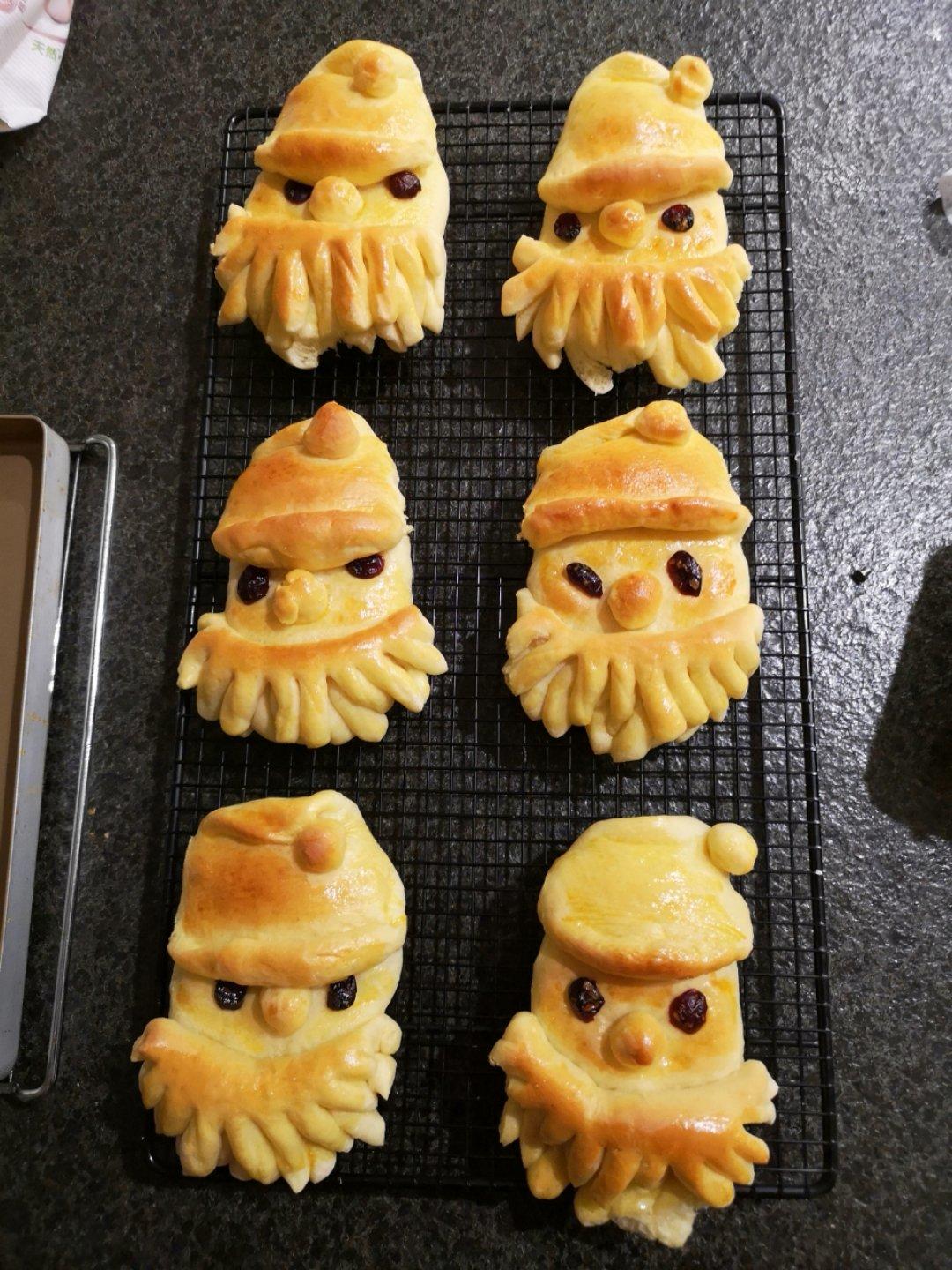 迷你圣诞老人面包