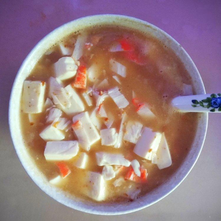 蟹黄豆腐（咸蛋黄版）