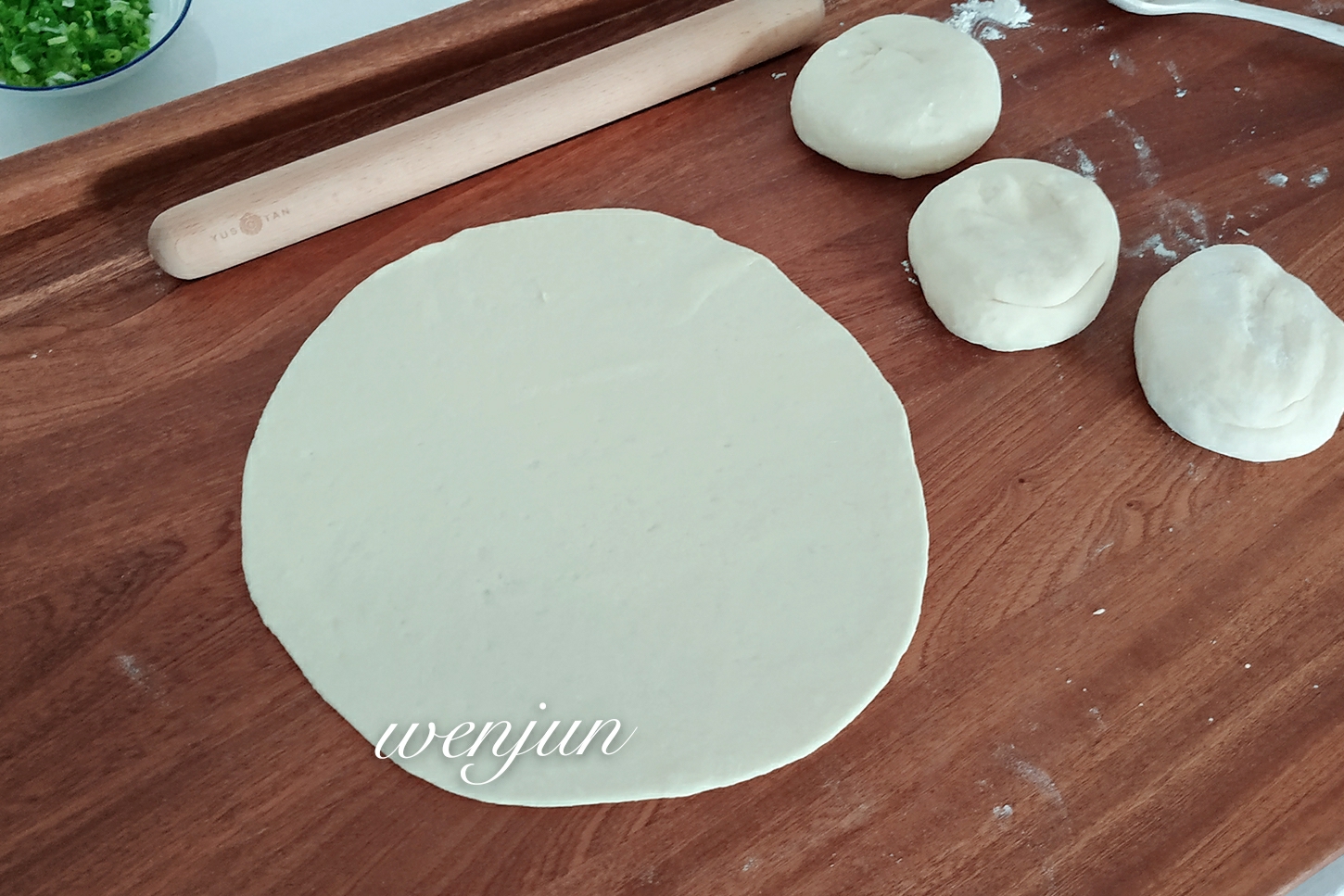 黄油葱香烙饼（发面）的做法 步骤11