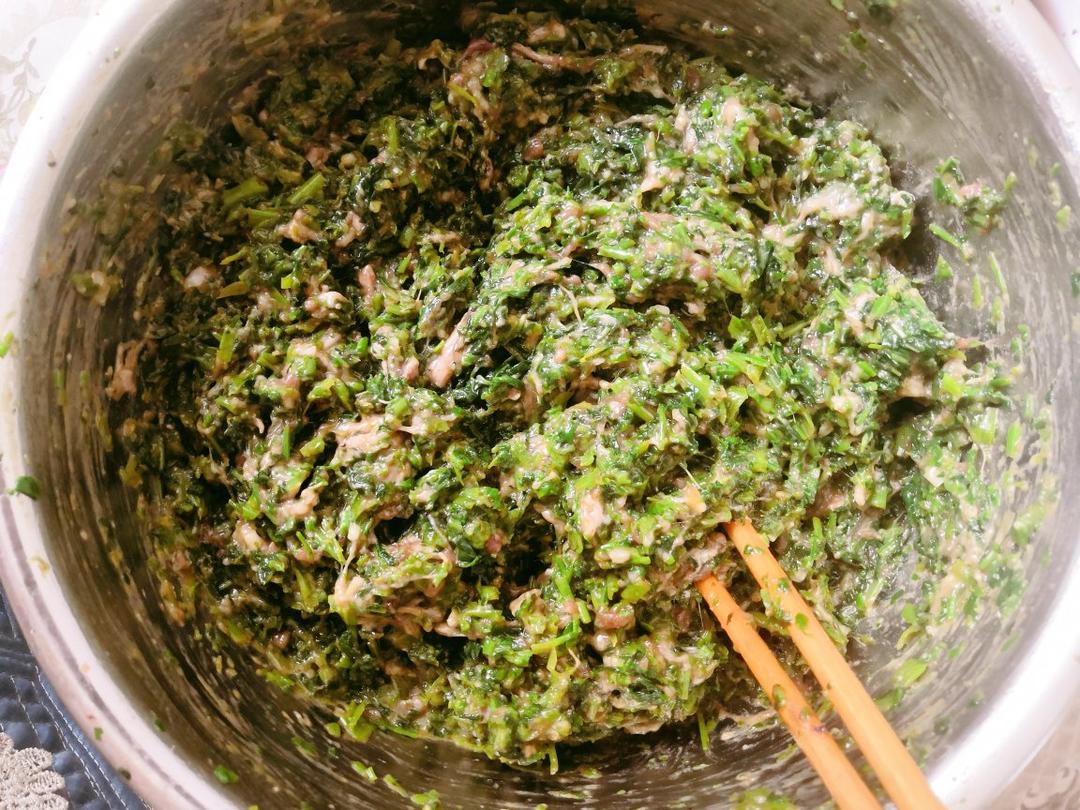 四叶菜饺子