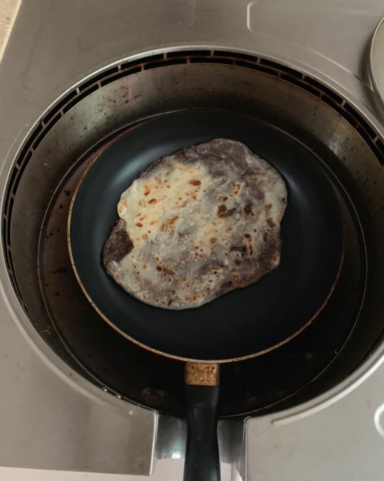 平底锅版红豆饼