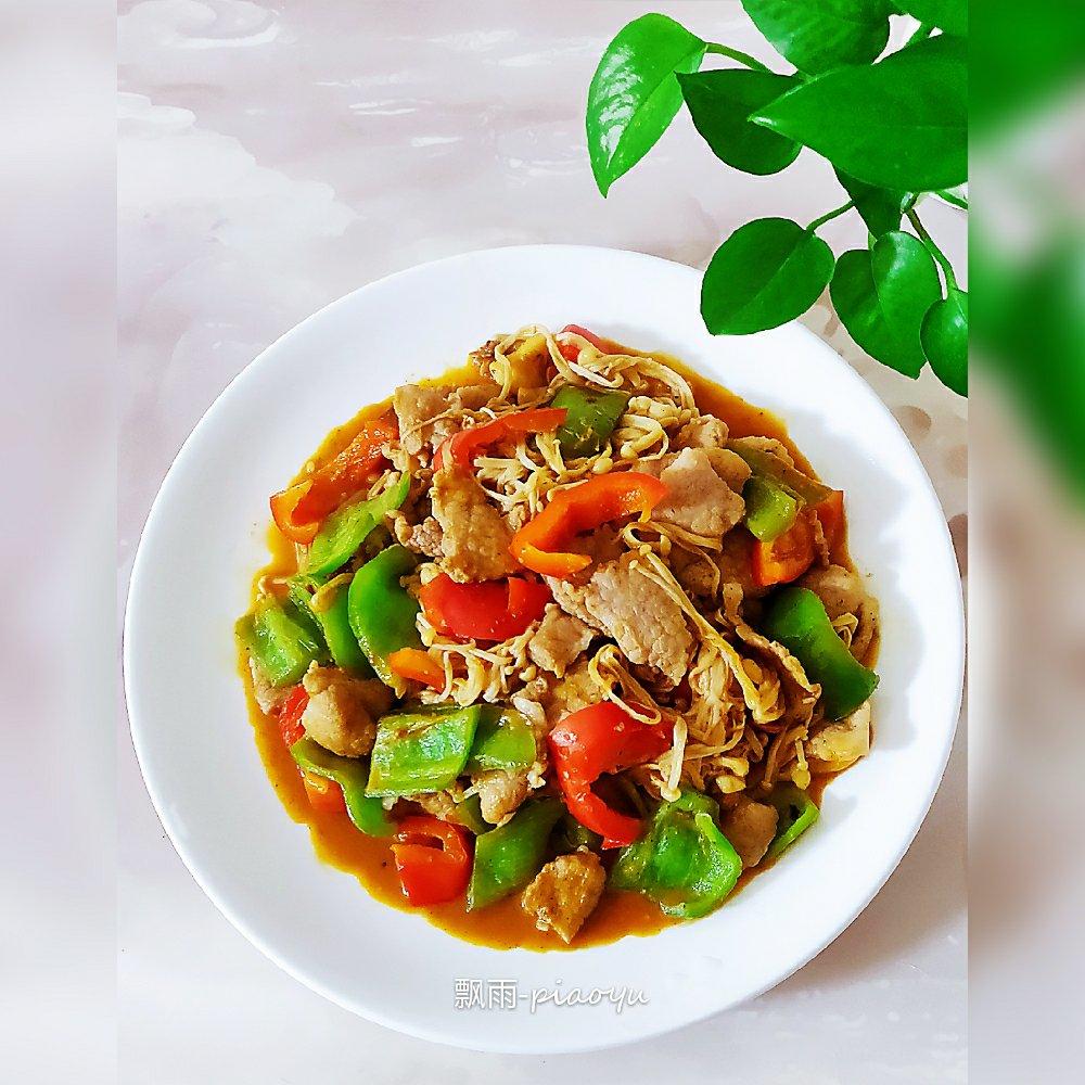 沙嗲酱金针菇炒肥牛