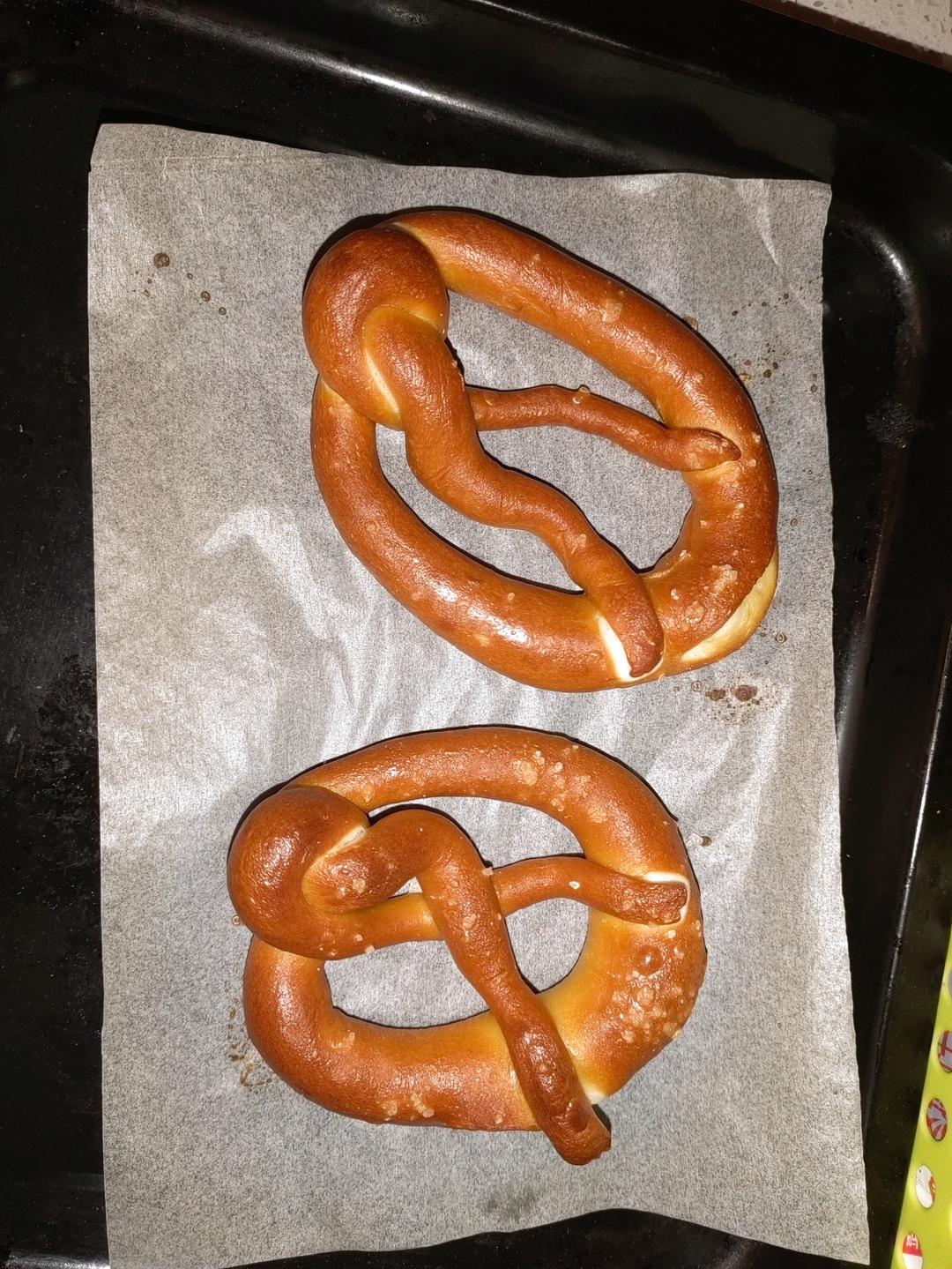 德式碱水面包｜经典碱水结｜普雷结｜0糖低卡｜免发酵｜免手套膜