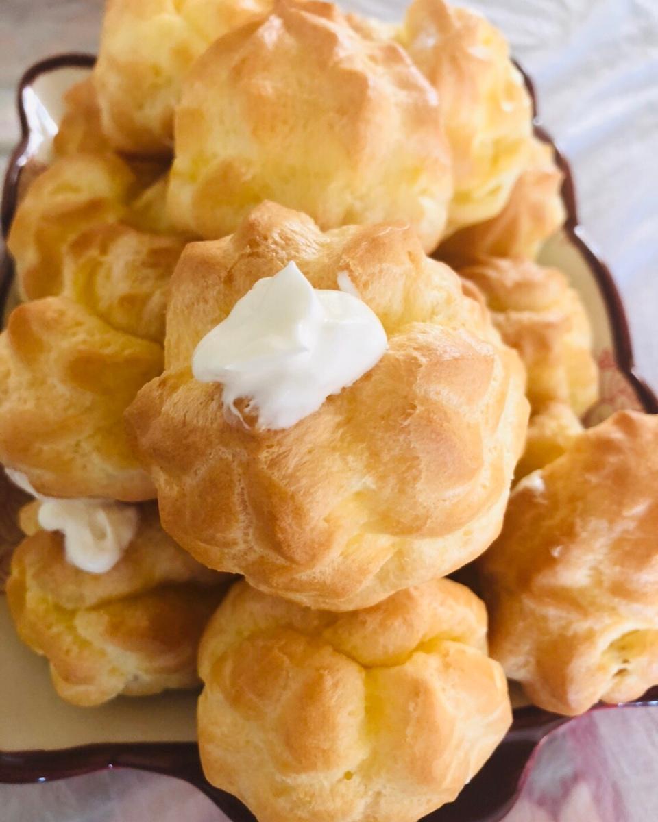 堂堂小棉枕做的奶油泡芙