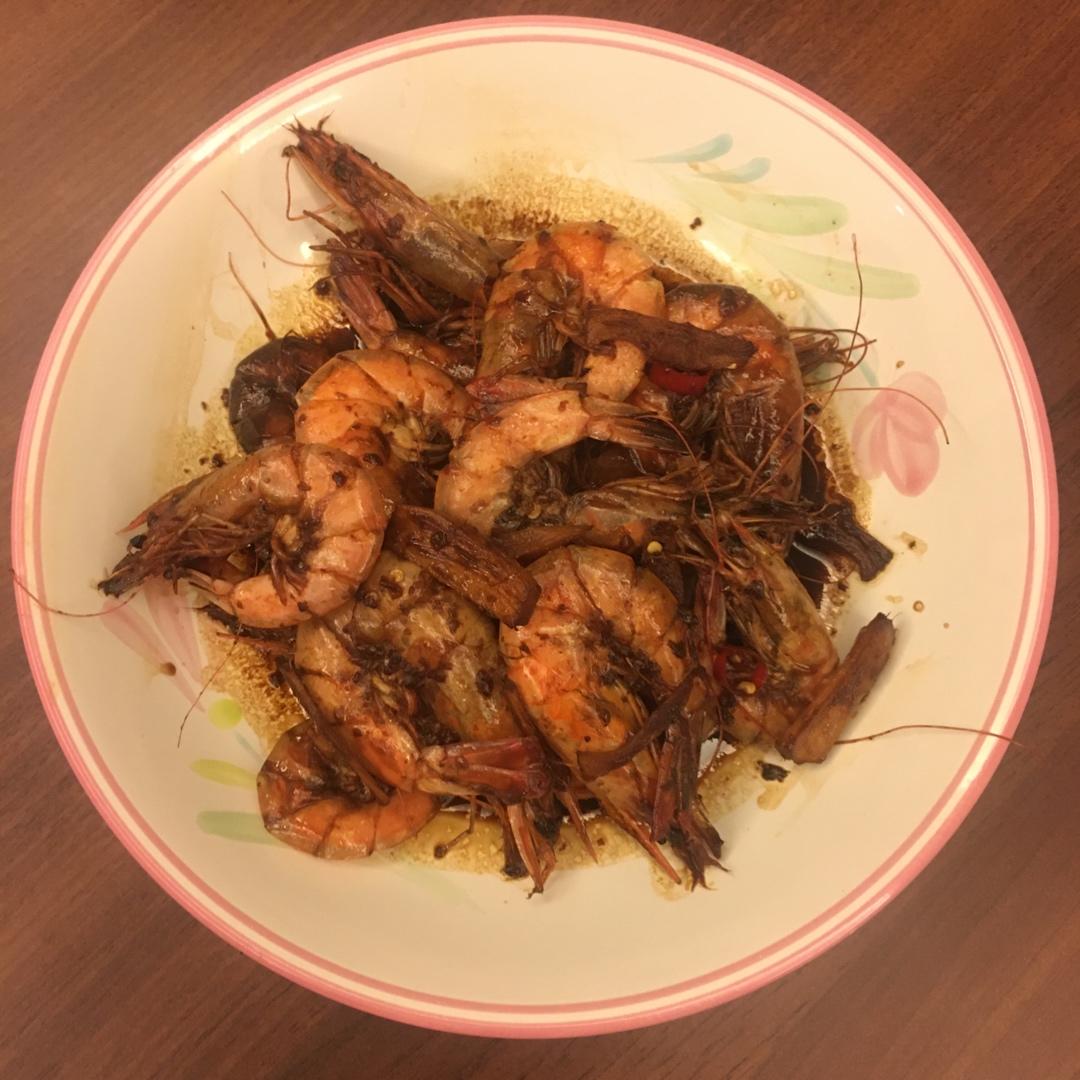 红烧虾(差不离版)