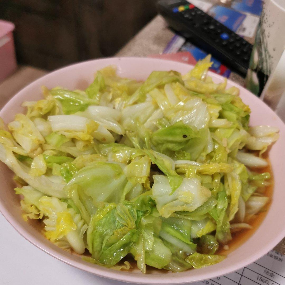 炝炒牛心菜