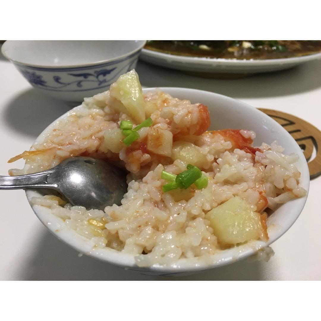 整颗西红柿饭