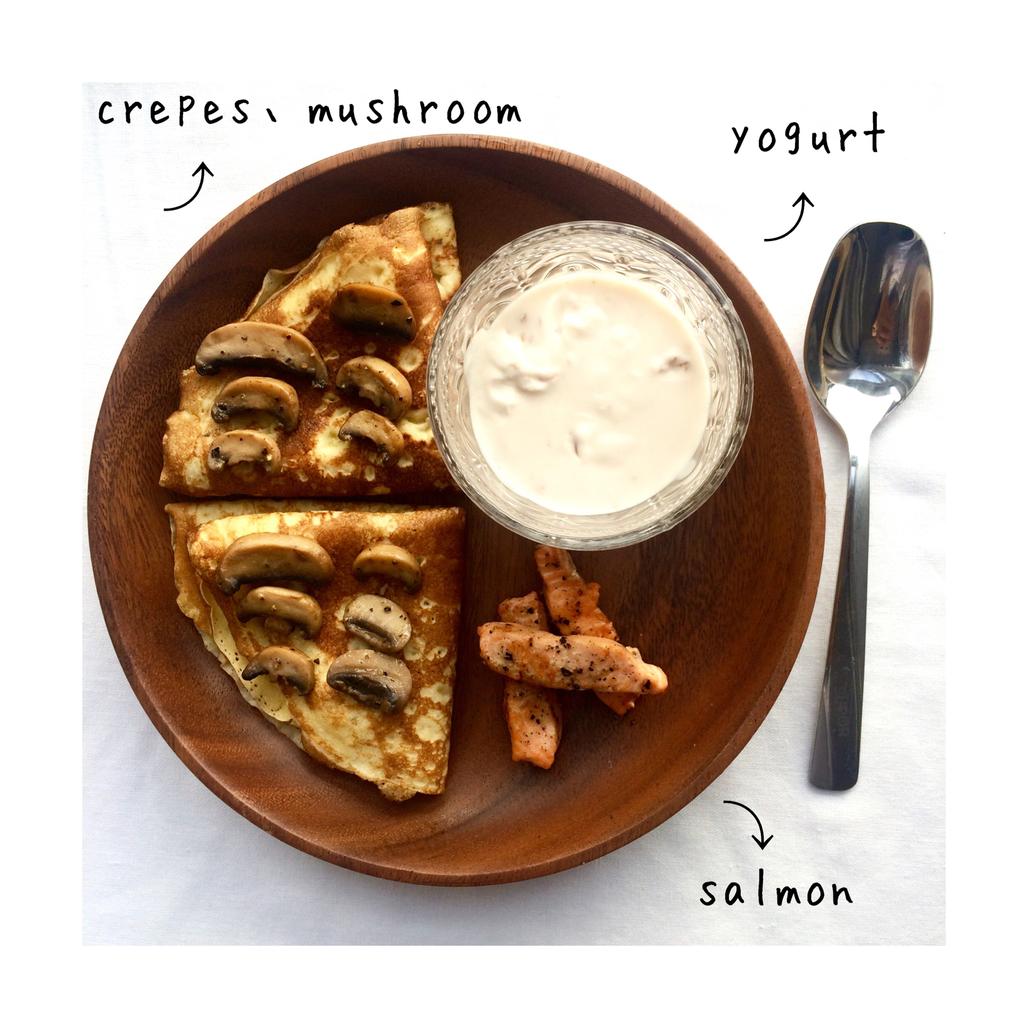 基础早餐可丽饼