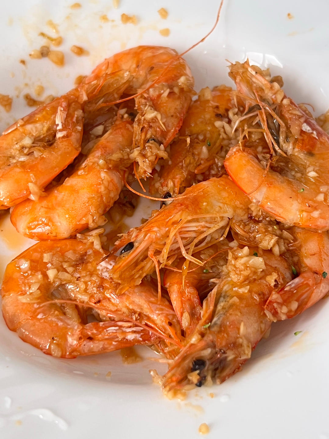 不再吃白灼虾（蒜香大虾）