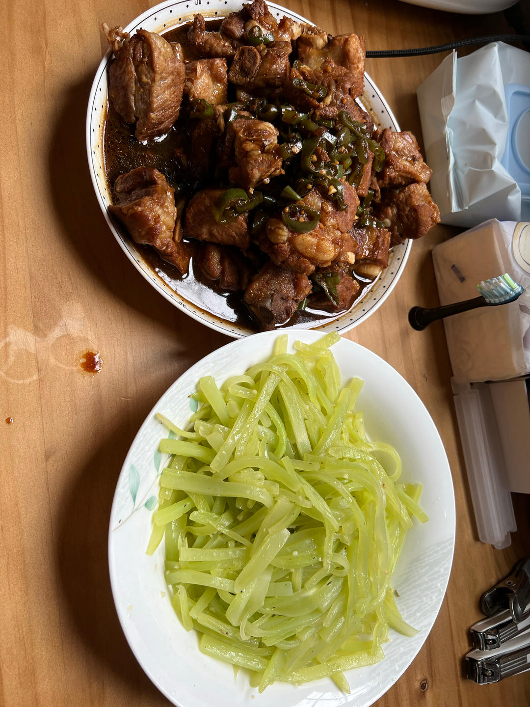 虎皮青椒烧排骨