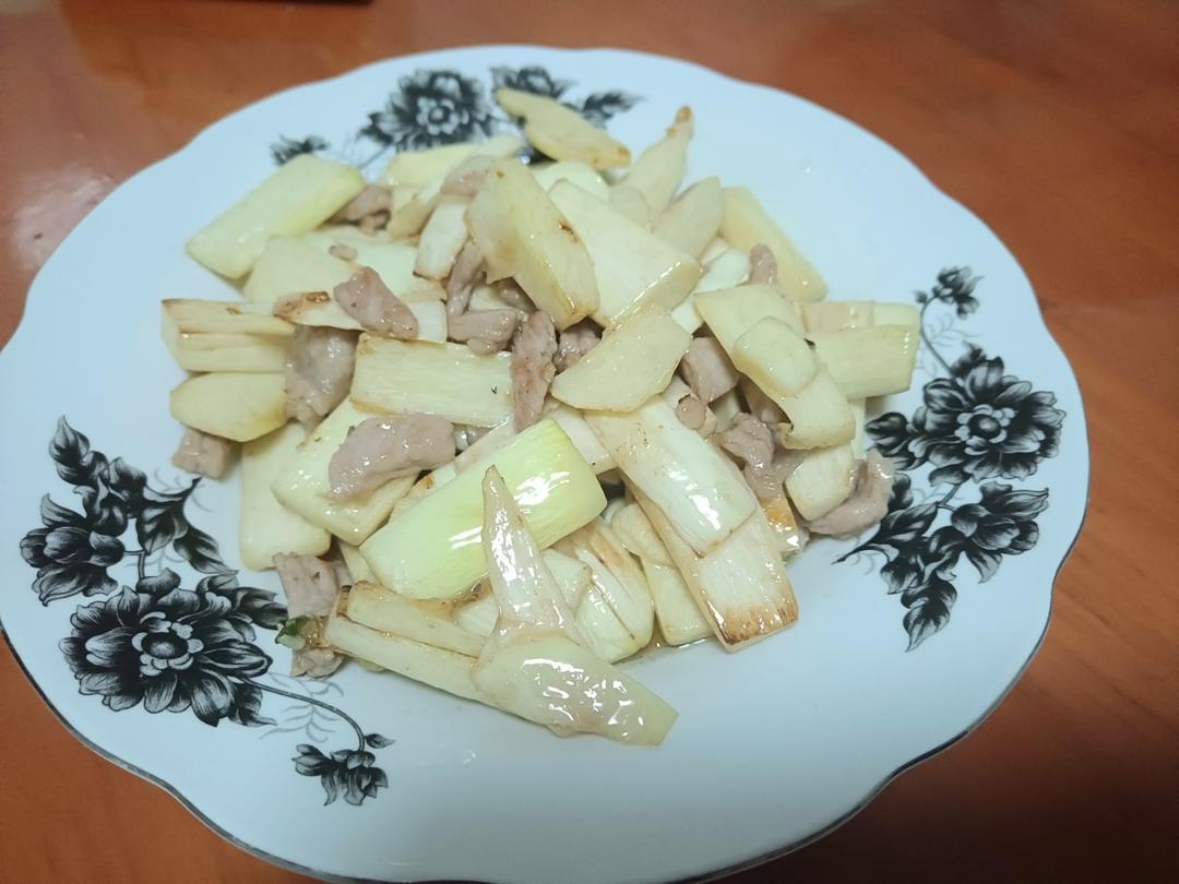 茭白肉丝