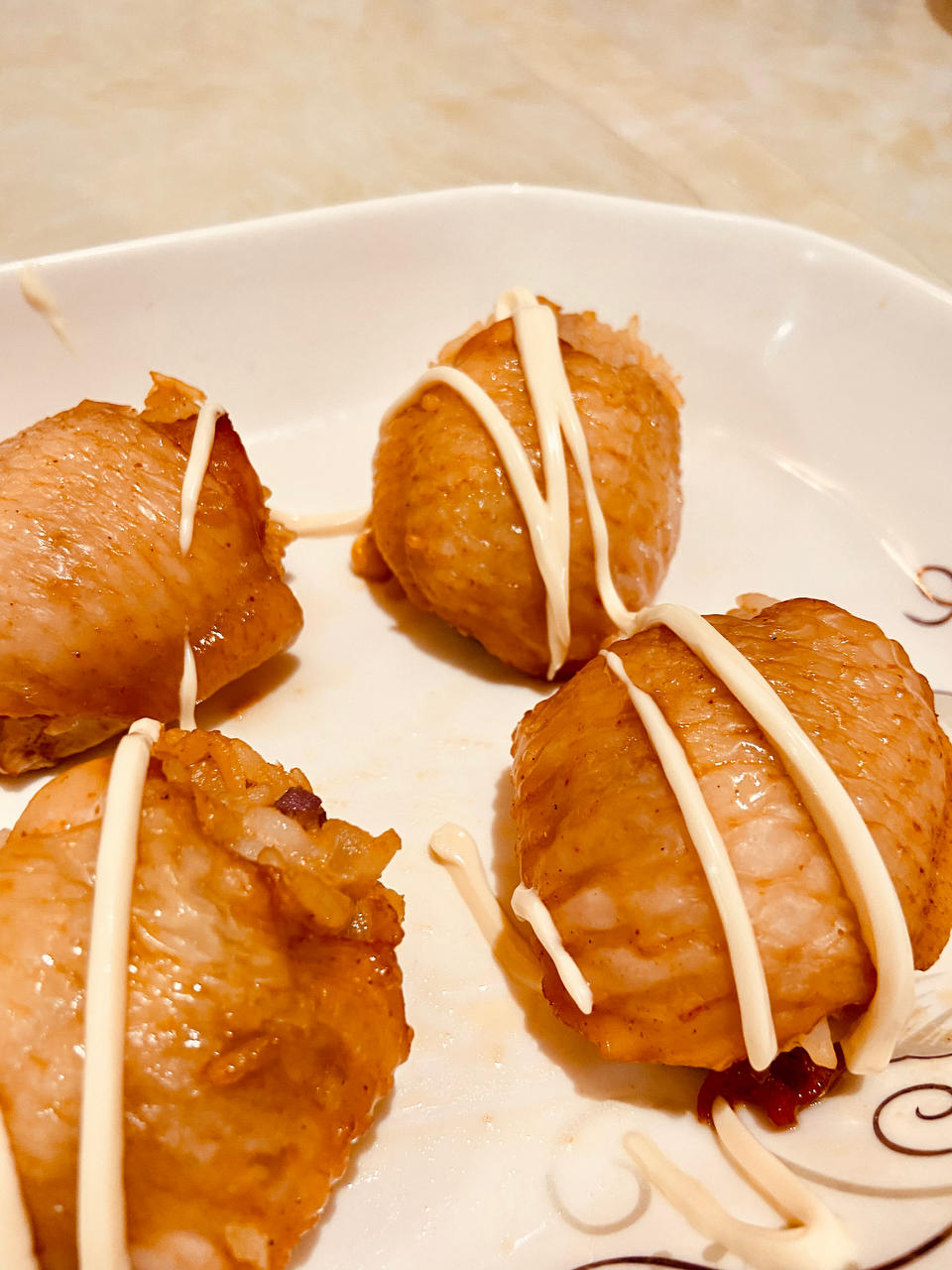 网红小吃———鸡翅包饭，简单易做，馋哭隔壁家的小孩