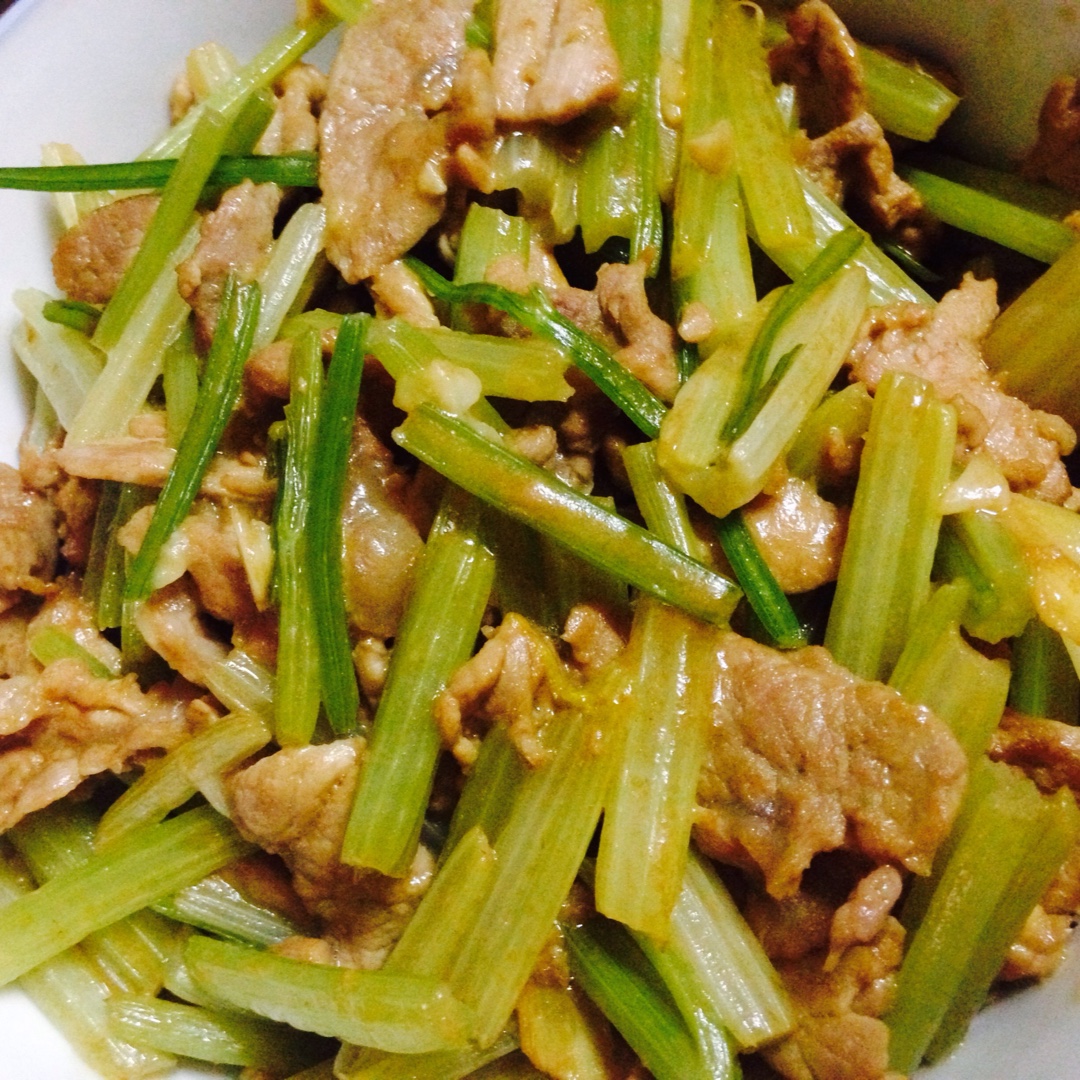 kzo做的西芹炒肉