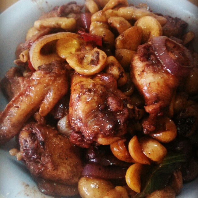 板栗烧鸡腿