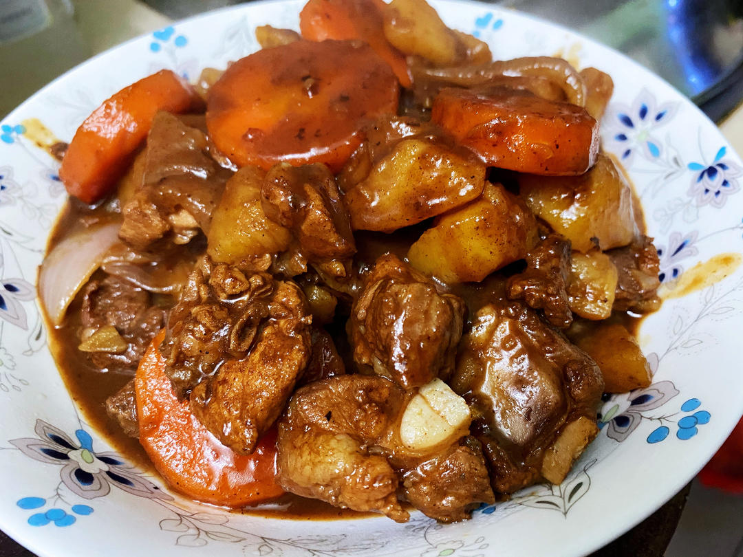 胡萝卜土豆炖排骨