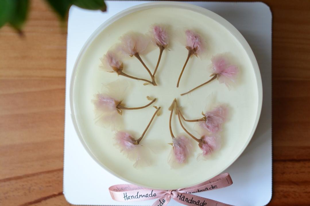 樱花酸奶慕斯蛋糕（免烤）