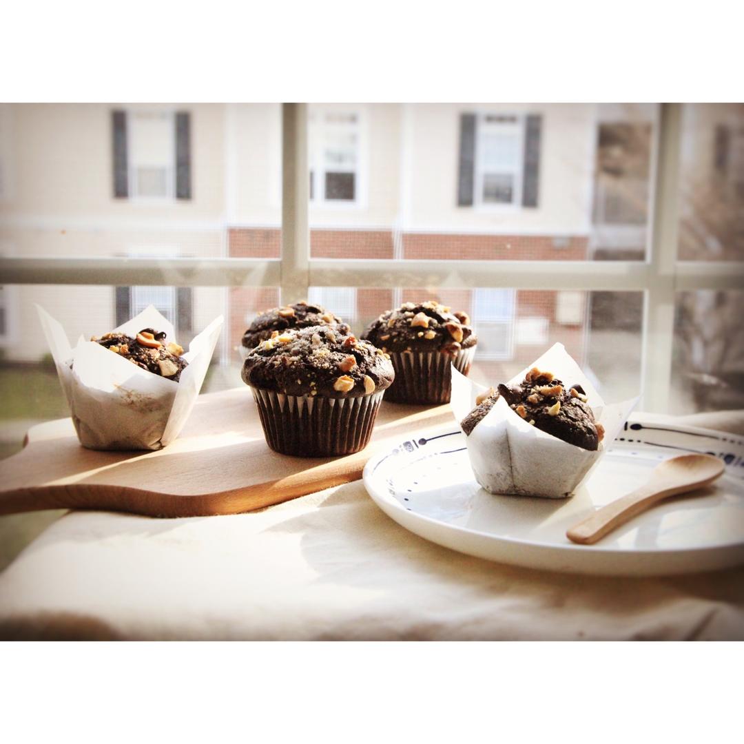 浓情巧克力摩卡马芬<Chocolate Espresso Muffins>