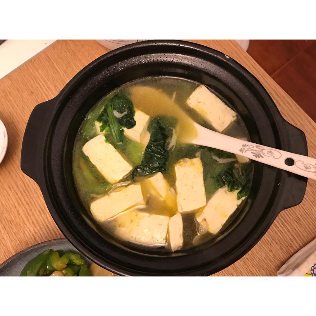 小白菜豆腐