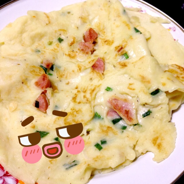 鸡蛋蔬菜煎饼