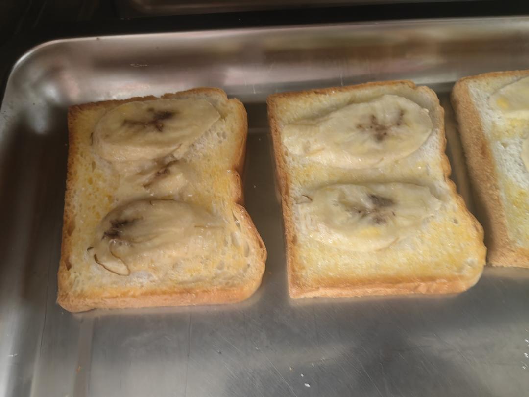好吃到哭的香蕉烤吐司❗️酥脆香甜❗️零失败❗️