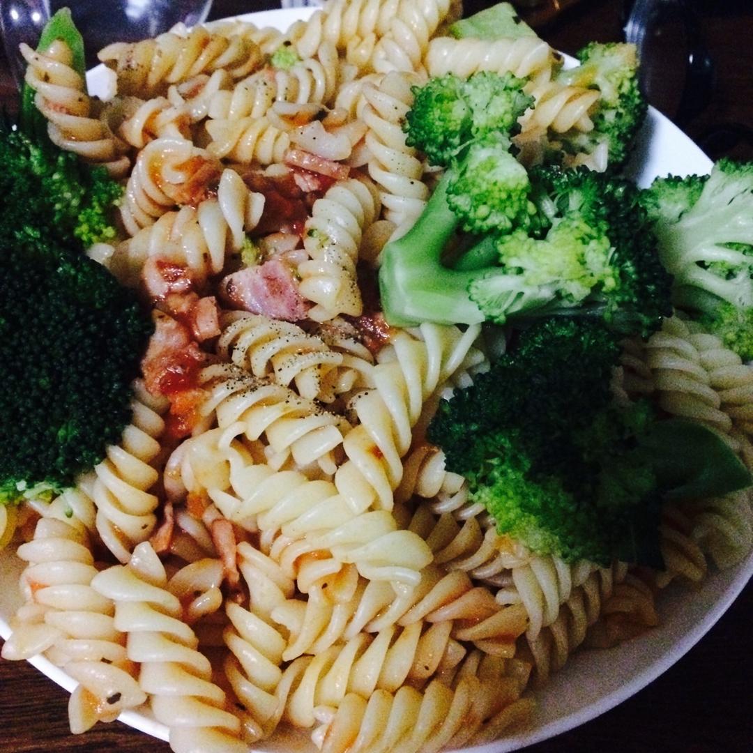 培根番茄意大利面