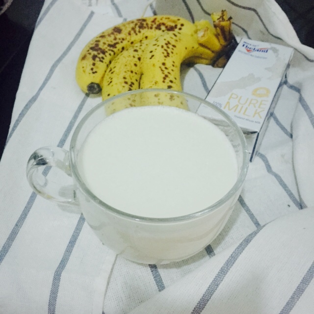 香蕉牛奶