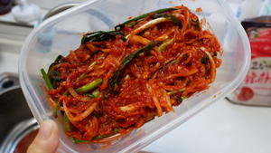 简单易学的韩式小葱泡菜的做法 步骤13
