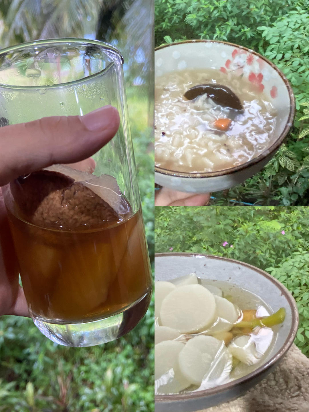 感冒流感三件套-萝卜葱白汤/陈皮茯苓粥/肉桂苹果茶