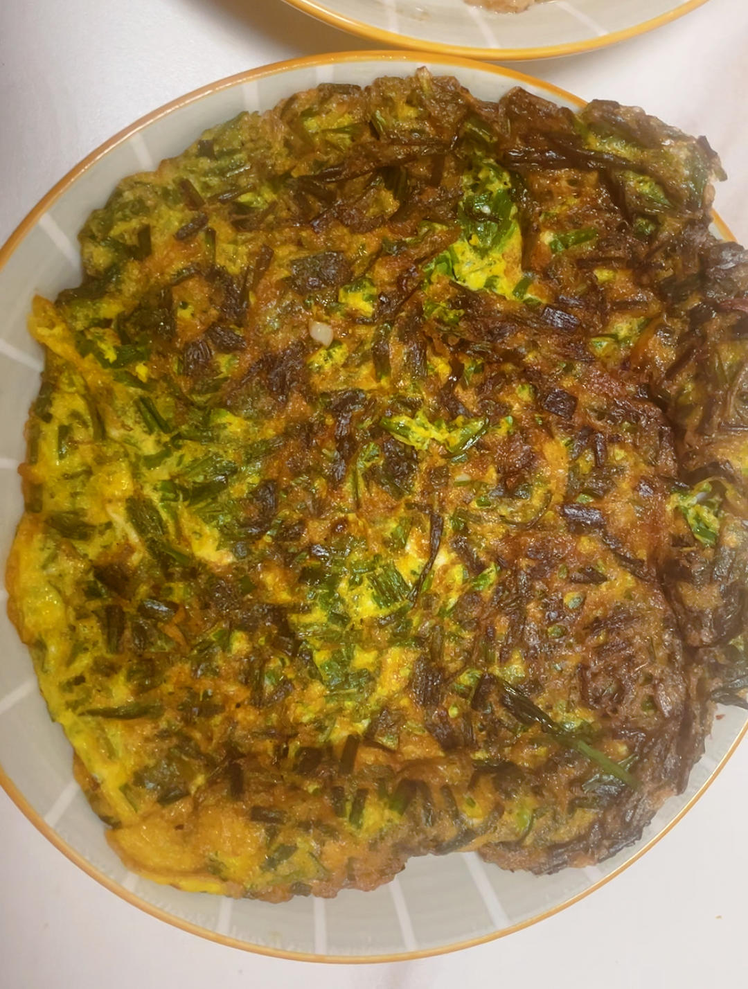 韭菜煎鸡蛋