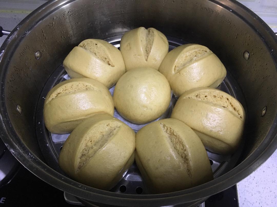 有着面包口感的红糖馒头（一次发酵）