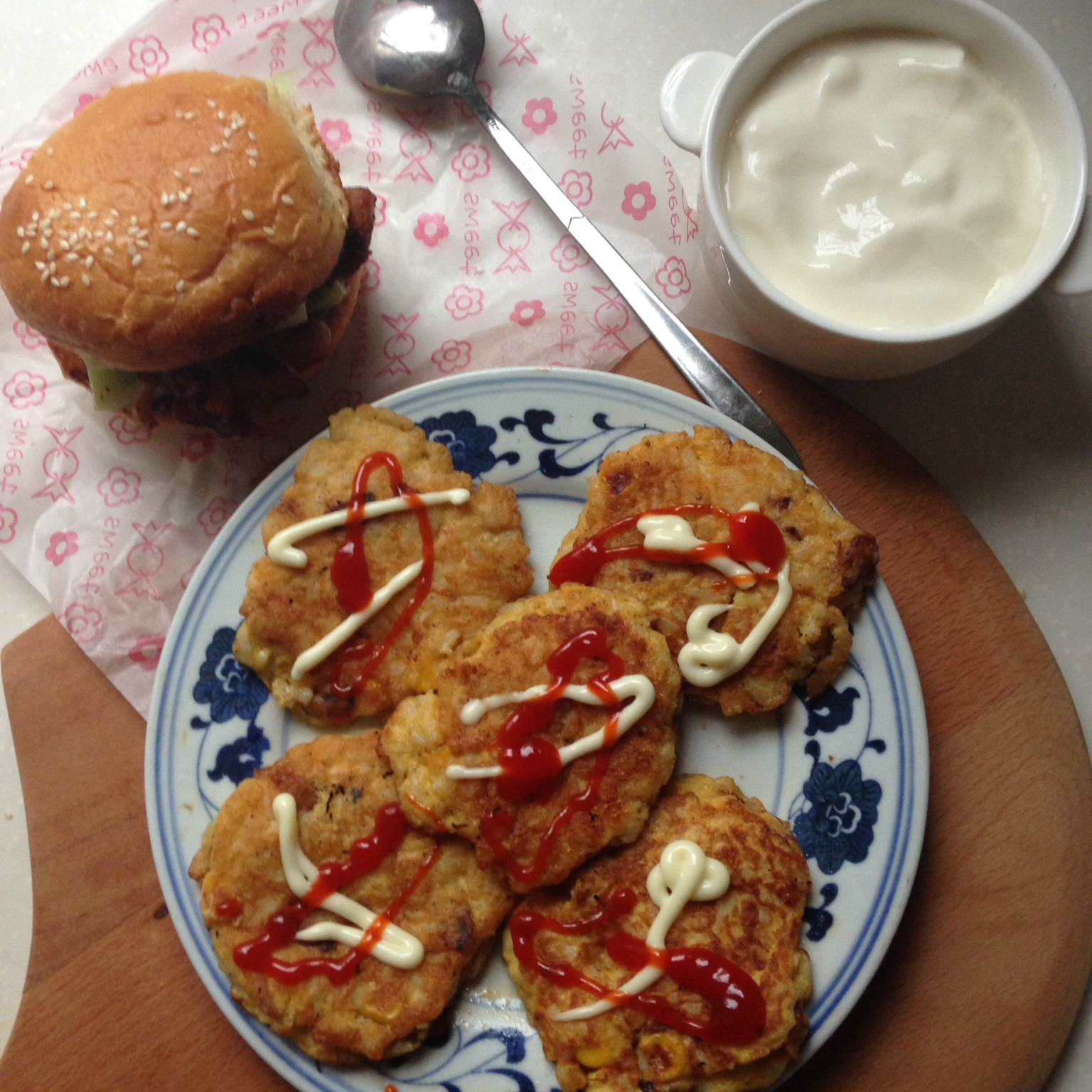 鸡蛋米饼