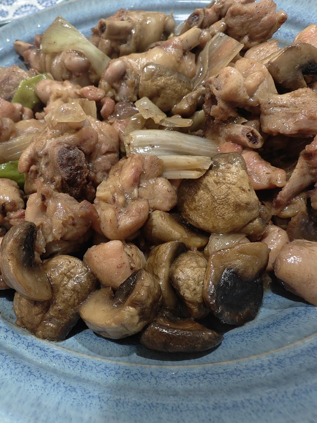 绝了～口蘑鸡腿真的好吃，简单快手