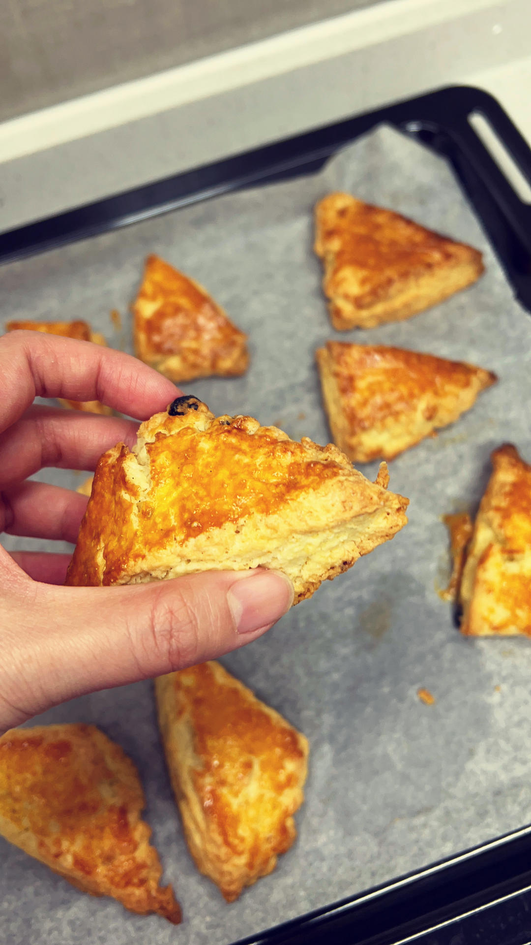 完美裂纹～百分百成功的超好吃奶香司康（禁止搬运）