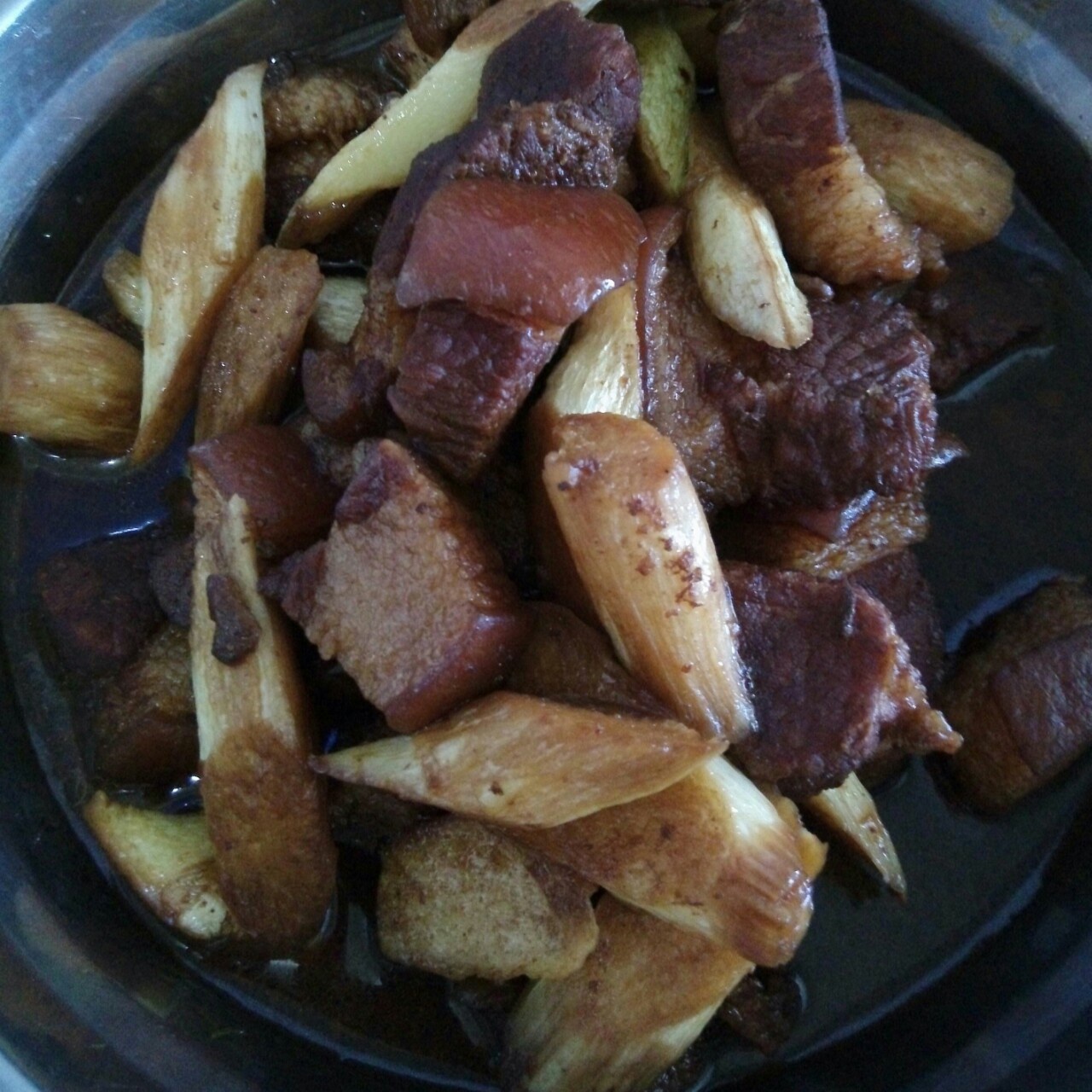 茭白烧肉