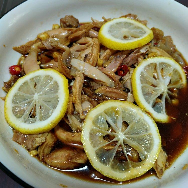 柠檬手撕鸡，酸爽过瘾，专治夏天没胃口！