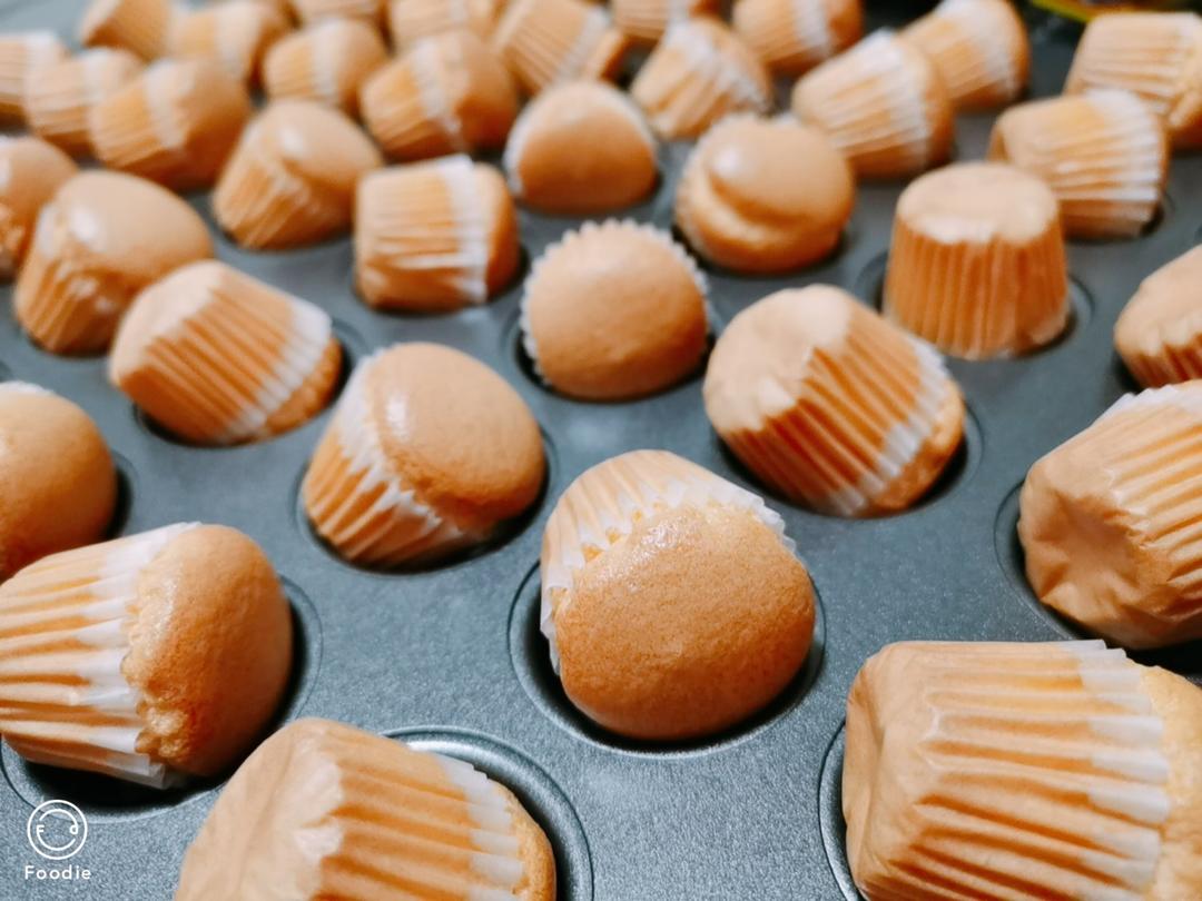 视频👶一口一个｜超可爱｜原味｜mini宝宝小蛋糕｜48连24连通用