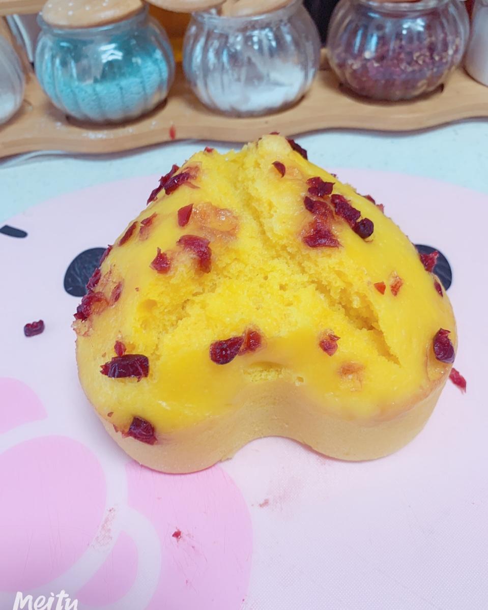 懒的揉面就蒸个南瓜发糕吧～