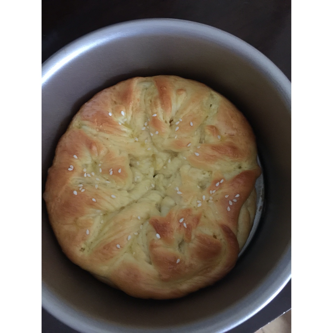 手撕千层花朵面包