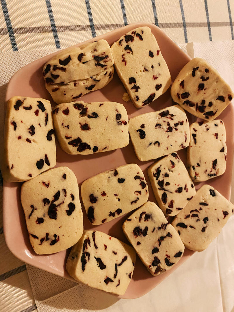 低糖少油版蔓越莓饼干