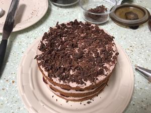 车厘子巧克力裸蛋糕，无酒精版黑森林的做法 步骤21